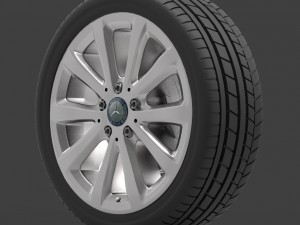 mercedes e 350 d alloy wheel 3D Model