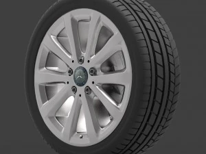 mercedes e 350 d alloy wheel 3D Model