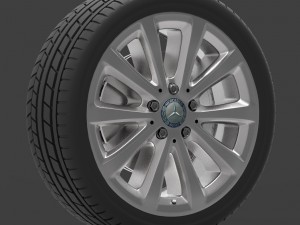 mercedes e 350 d alloy wheel 3D Model