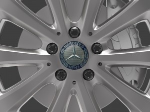 mercedes e 350 d alloy wheel 3D Model