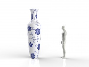 porcelain vase Modello 3D