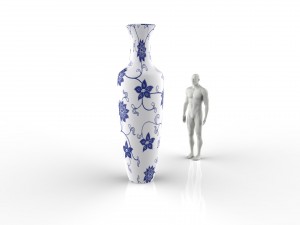 porcelain vase Modello 3D