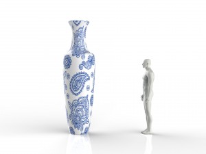 porcelain vase Modello 3D