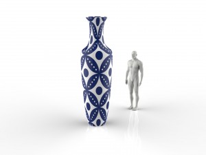 porcelain vase Modello 3D