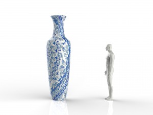 porcelain vase Modello 3D