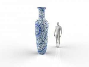 porcelain vase Modello 3D