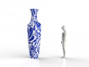 porcelain vase Modello 3D
