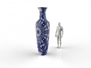 porcelain vase Modello 3D