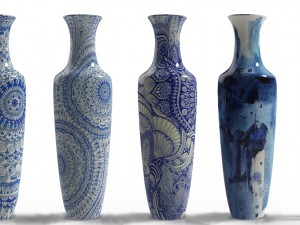 porcelain vase Modello 3D