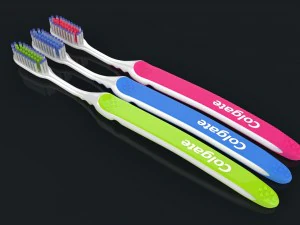 toothbrush with toothpaste 3D Model