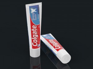 toothbrush with toothpaste Modelo 3D