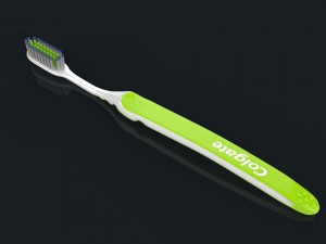 toothbrush with toothpaste Modelo 3D