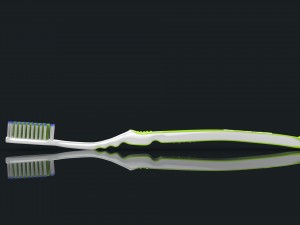 toothbrush with toothpaste Modelo 3D