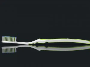 toothbrush with toothpaste 3D Model