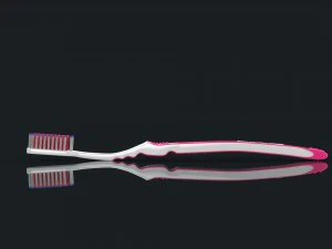 toothbrush with toothpaste 3D Model