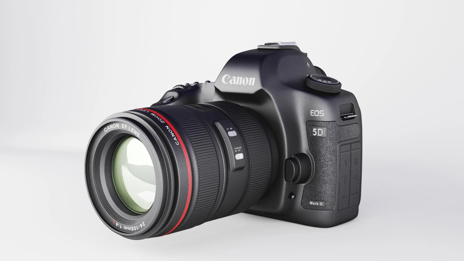 canon eos 5d mark ii 3D Model .c4d .max .obj .3ds .fbx .stl .blend 