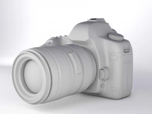 canon eos 5d mark ii 3D Model
