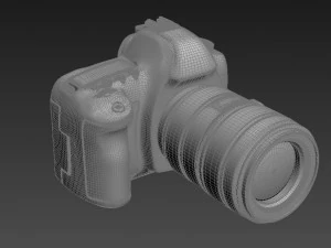 canon eos 5d mark ii 3D Model
