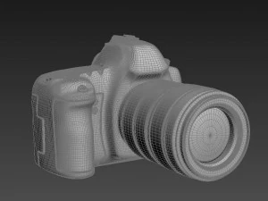 canon eos 5d mark ii 3D Model