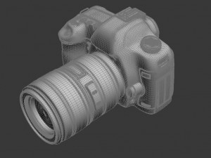 canon eos 5d mark ii 3Dモデル