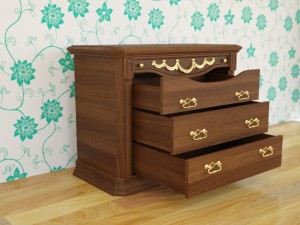 chest of drawer 3D Model