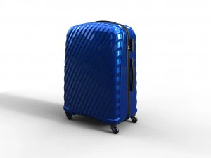 trolley suitcase bag 03 3D Model