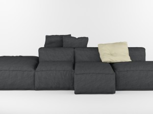 bonaldo peanut b 01 pillows 3D मॉडल