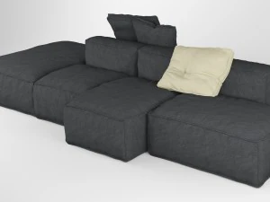 bonaldo peanut b 01 pillows 3D Model