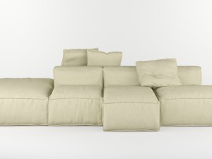bonaldo peanut b 01 pillows Model 3D