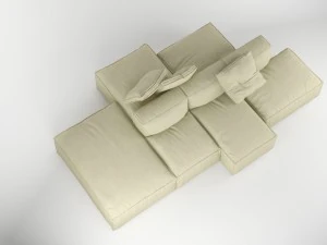bonaldo peanut b 01 pillows 3D Model