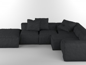 bonaldo peanut b 02 pillows 3D मॉडल