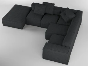 bonaldo peanut b 02 pillows 3D Model