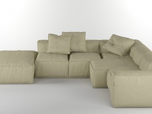 bonaldo peanut b 02 pillows Model 3D
