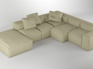 bonaldo peanut b 02 pillows Model 3D