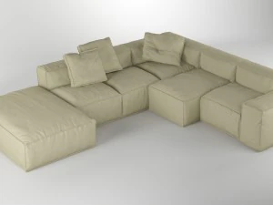 bonaldo peanut b 02 pillows 3D Model