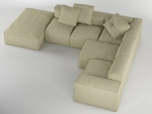 bonaldo peanut b 02 pillows 3D Model