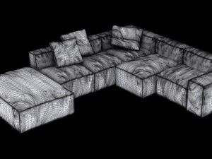 bonaldo peanut b 02 pillows 3D Model