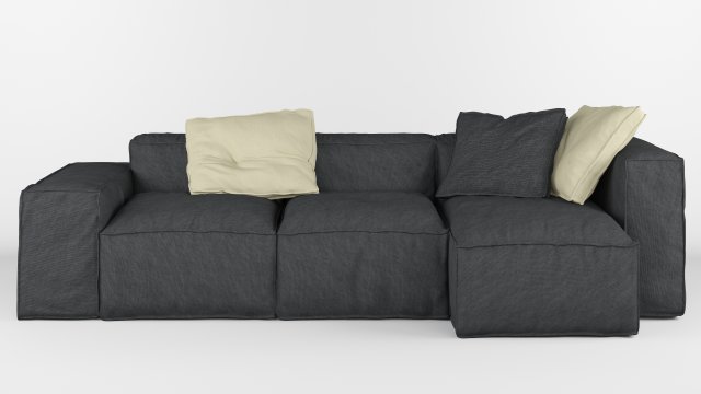 bonaldo peanut b 03 pillows Modèle 3D .c4d .max .obj .3ds .fbx .stl .blend 