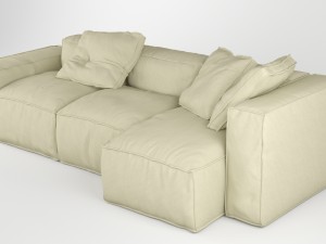 bonaldo peanut b 03 pillows Modèle 3D