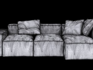 bonaldo peanut b 03 pillows Modèle 3D