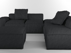 bonaldo peanut b 04 pillows 3D Model