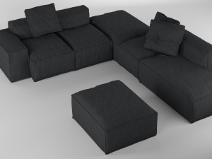bonaldo peanut b 04 pillows 3D Model