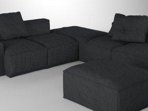 bonaldo peanut b 04 pillows 3D Model