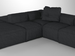 bonaldo peanut b 05 pillows 3Dモデル