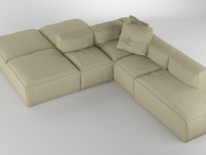 bonaldo peanut b 05 pillows 3Dモデル