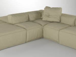 bonaldo peanut b 05 pillows 3Dモデル