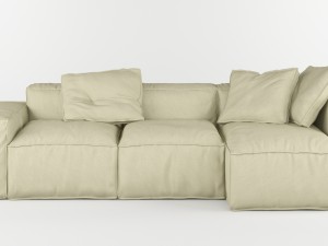 bonaldo peanut collection b01-b05 pillows 3D Model