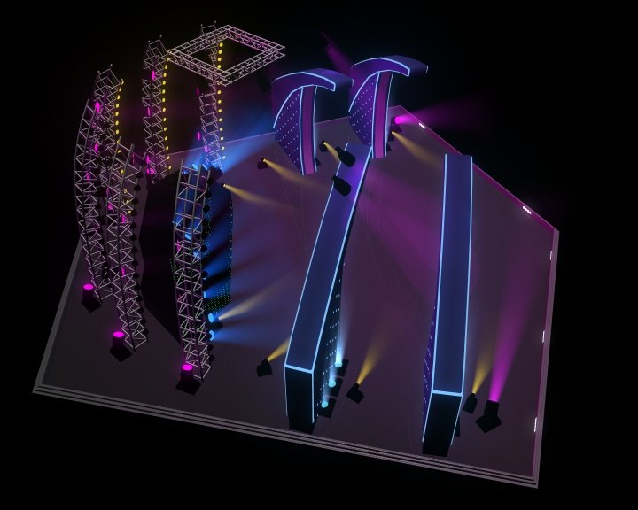 Q3 stage. 3d модель concert stage. сцена 3д модель. 3d design stage. 3 d stage.