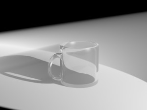 glass cup 3D 모델