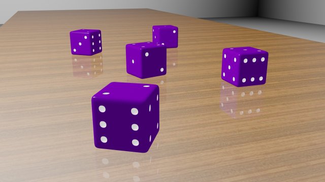 dice low poly model 3D Model .c4d .max .obj .3ds .fbx .stl .blend 